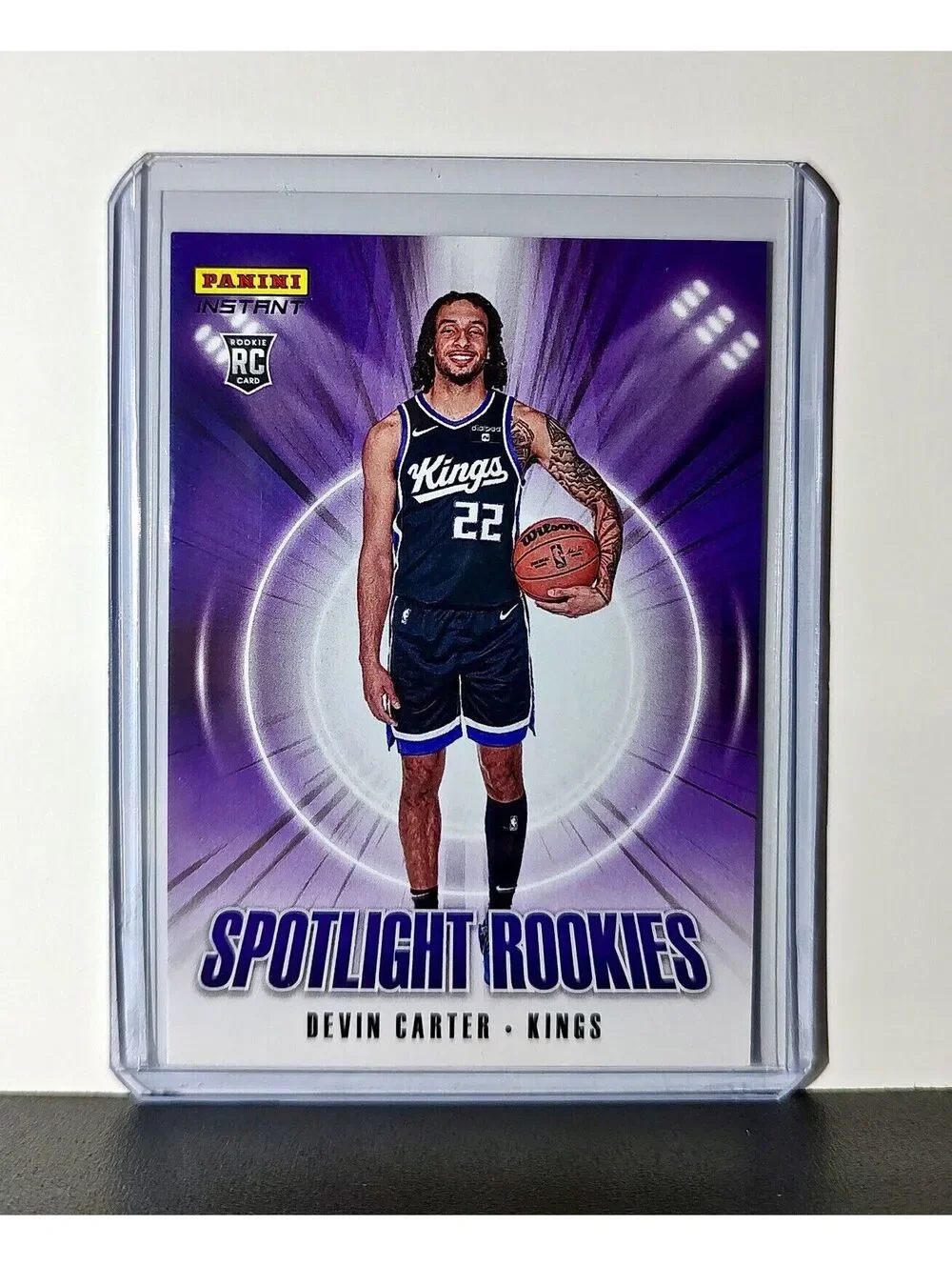 Devin Carter Rookie 2024-25 Panini Spotlight Rookies NBA #13 Kings 1 of 170